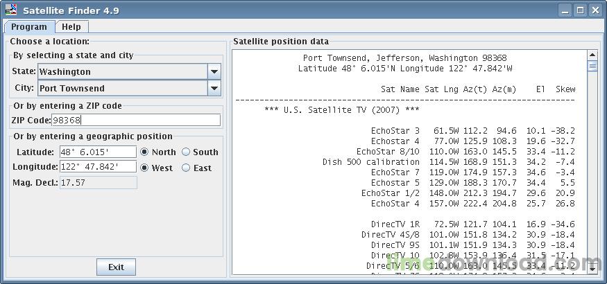 Satellite Finder