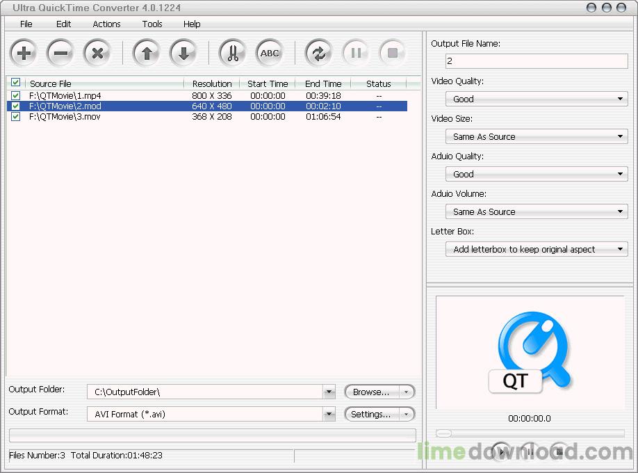 Ultra QuickTime Converter