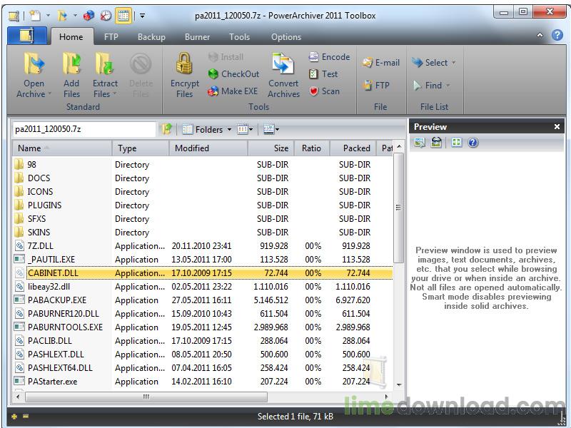 PowerArchiver Standard
