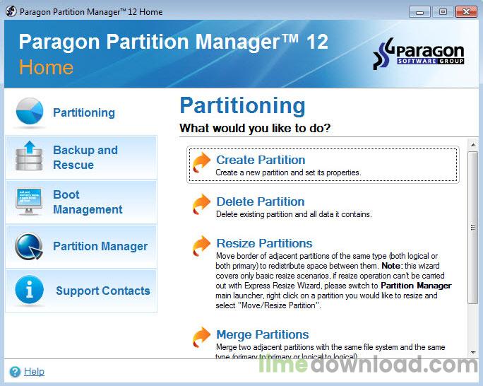 Paragon Partition Manager