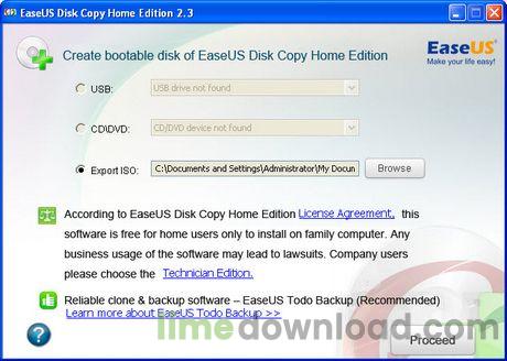 EaseUS Disk Copy Home Edition