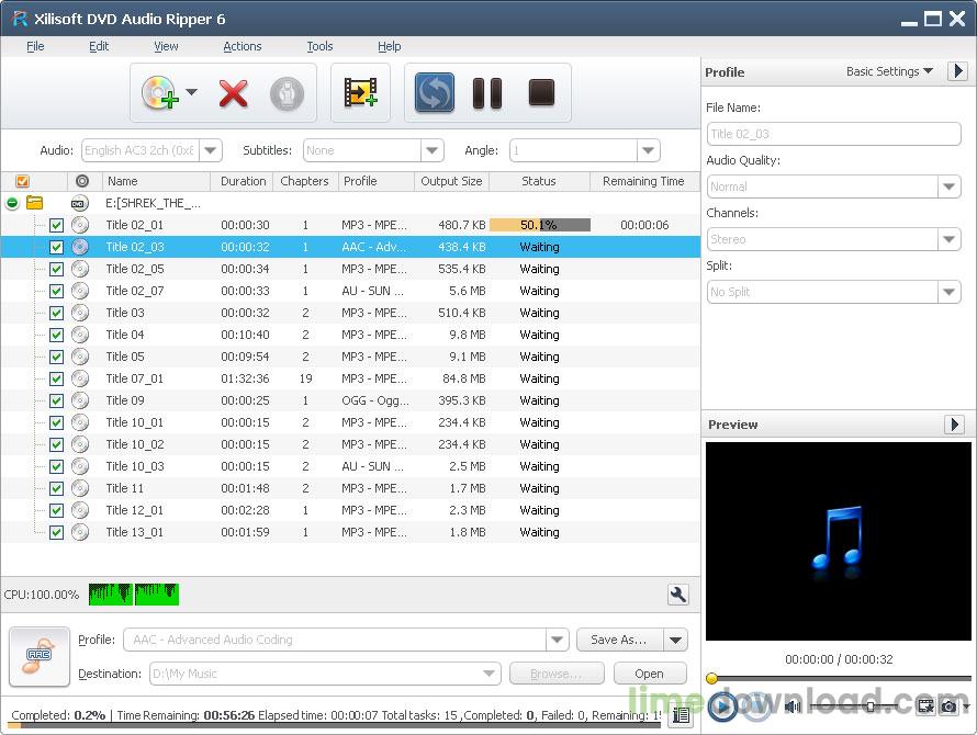 Xilisoft DVD Audio Ripper
