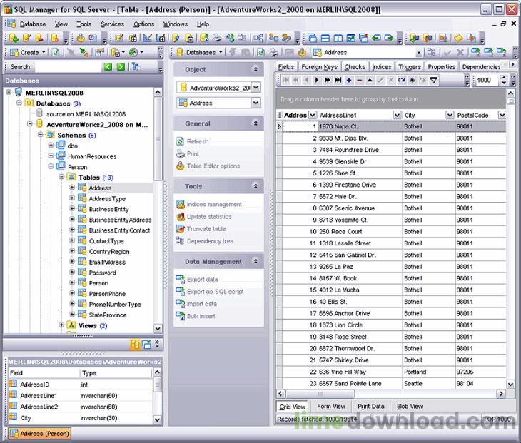 EMS MS SQL Manager