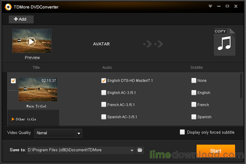 TDMore DVD Converter