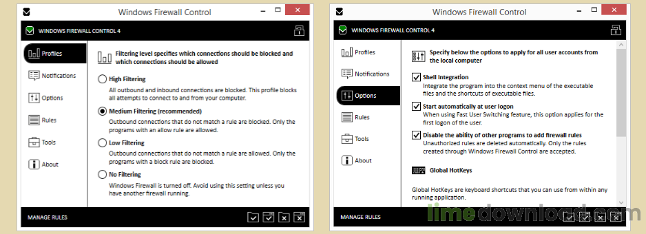 Windows Firewall Control