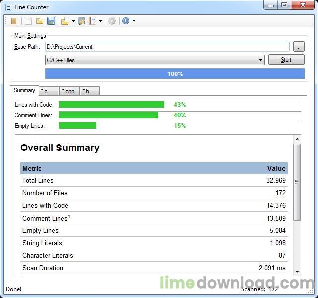 Line Counter .NET