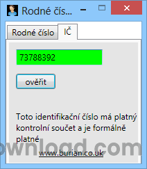 Rodné číslo a IČ