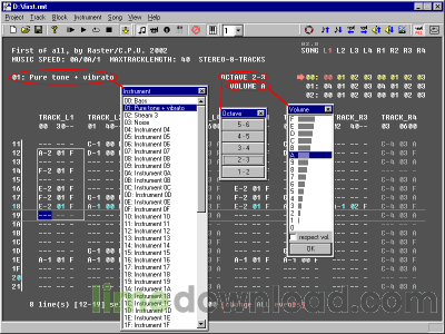 RASTER Music Tracer