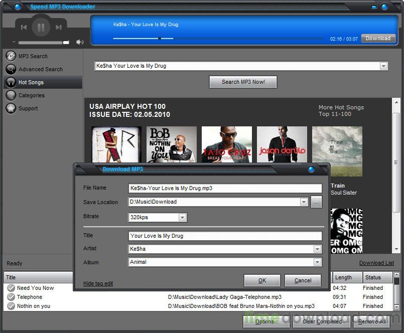Speed MP3 Downloader