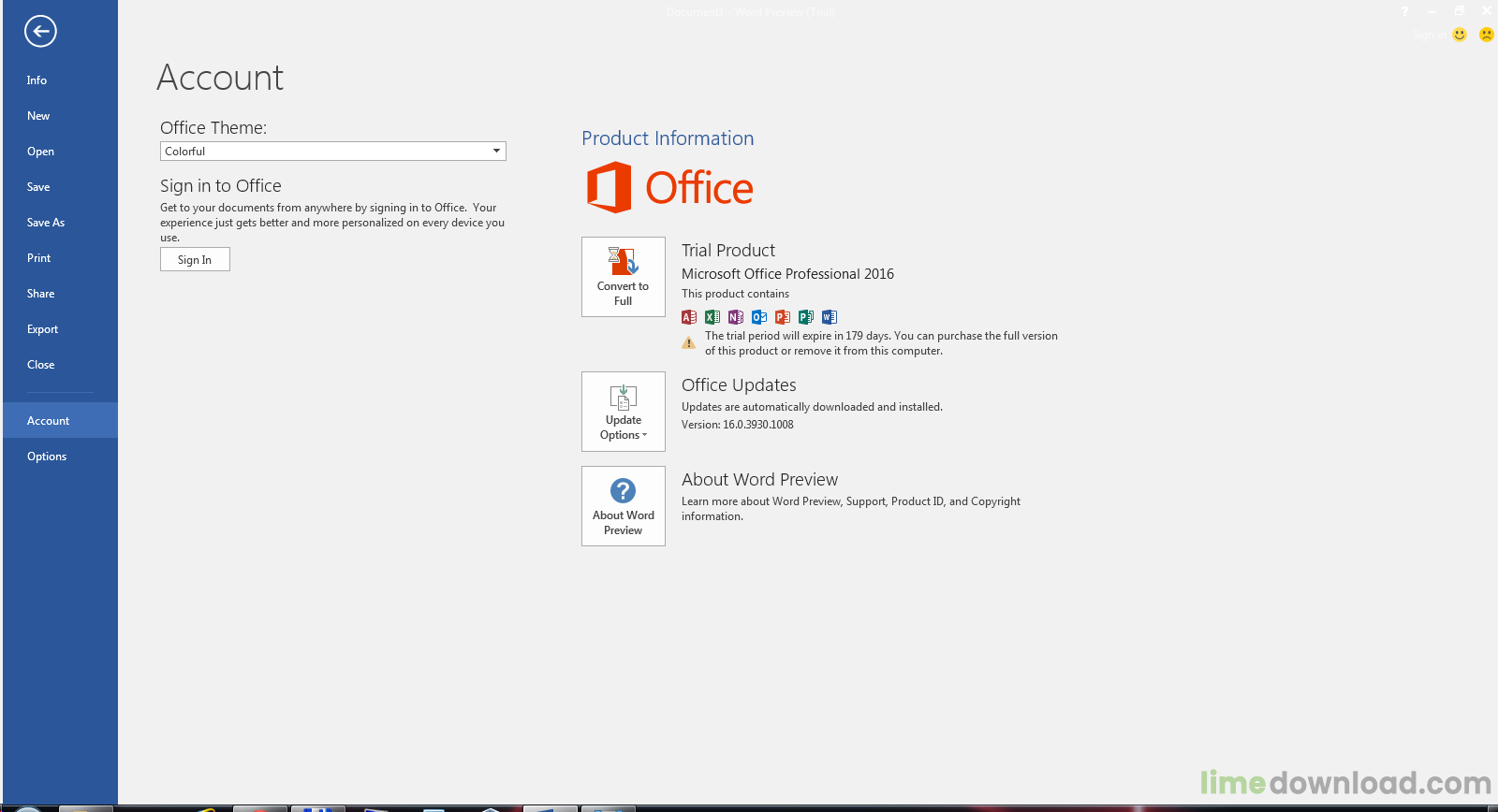 Office 2016 Preview