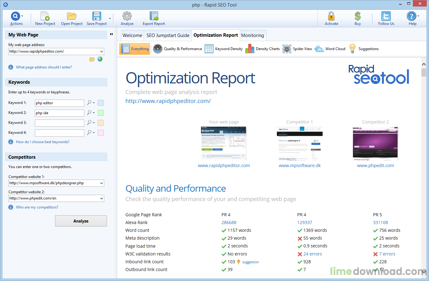 Rapid SEO Tool