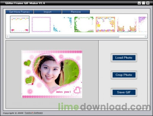 Glitter Frame GIF Maker