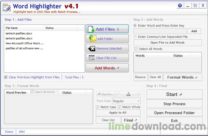Word Highlighter Tool