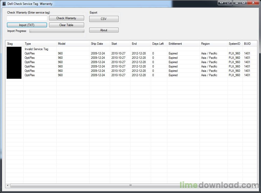 Dell Warranty Check Tool