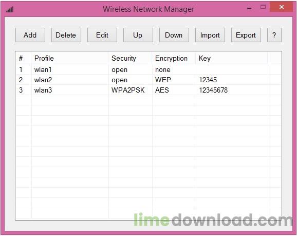 Wireless Network Manager