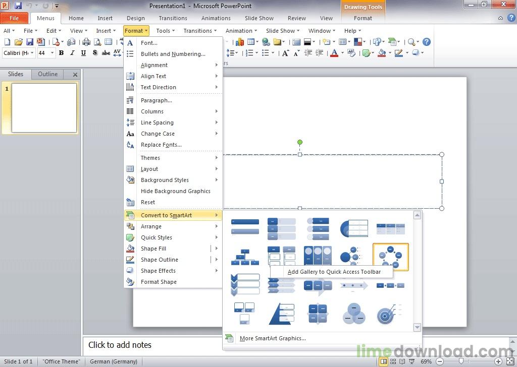Classic Menu for PowerPoint 2010 and 2013