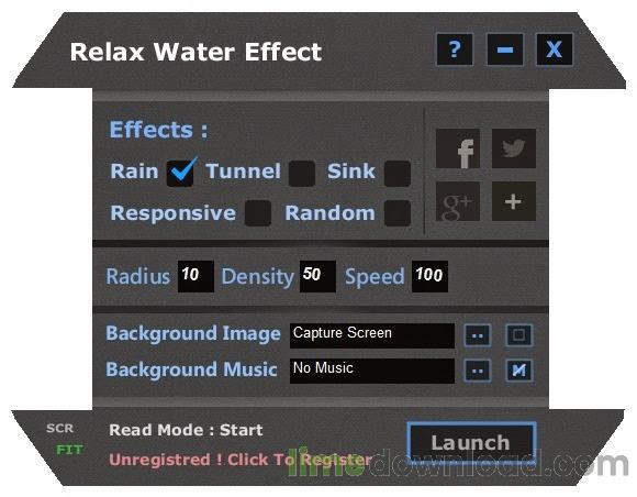 Relax Water Effect