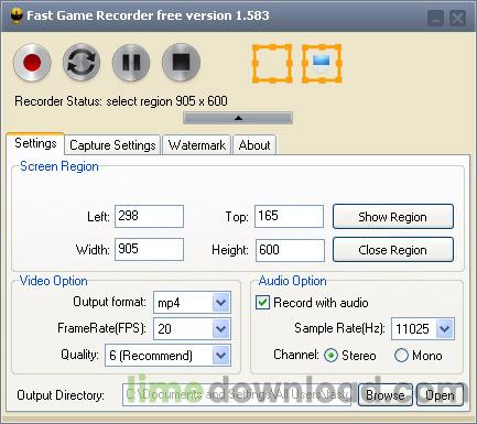 Fast Game Recorder