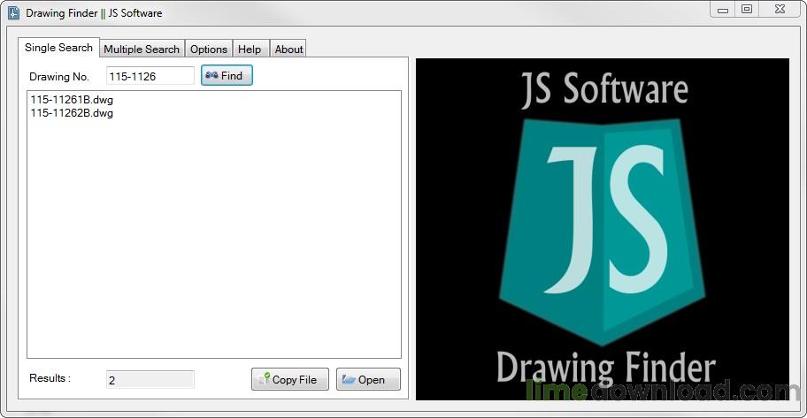 JS Drawing Finder Viewer