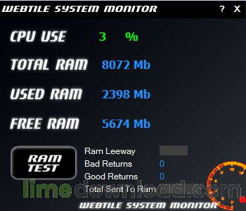 Webtile System Monitor