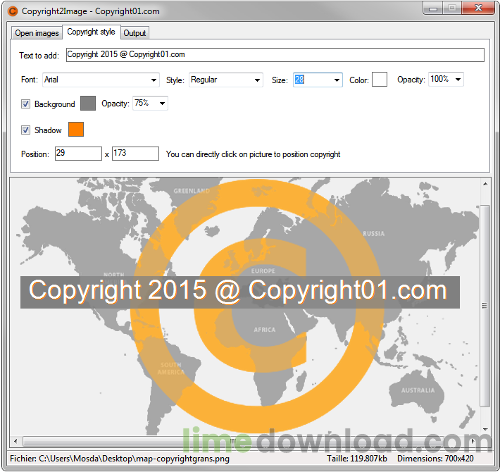 Copyright2Image