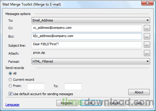 Mail Merge Toolkit