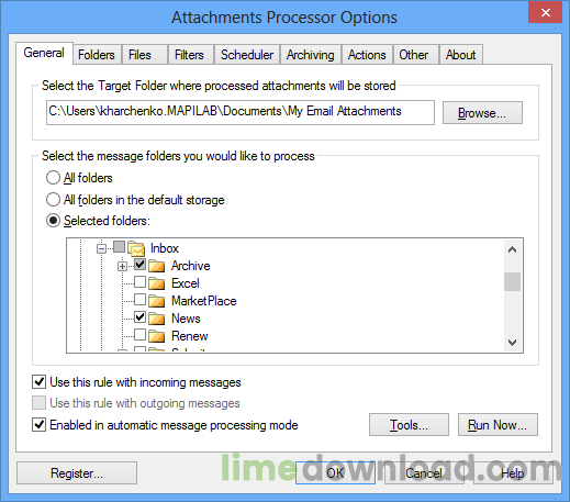 Attachments Processor