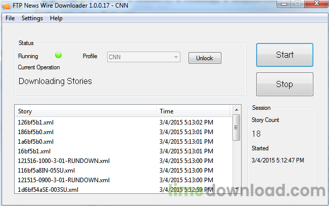 FTP News Wire Downloader