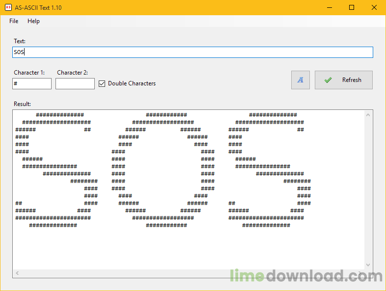 AS-ASCII Text