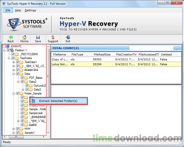 SysTools Hyper-V Recovery