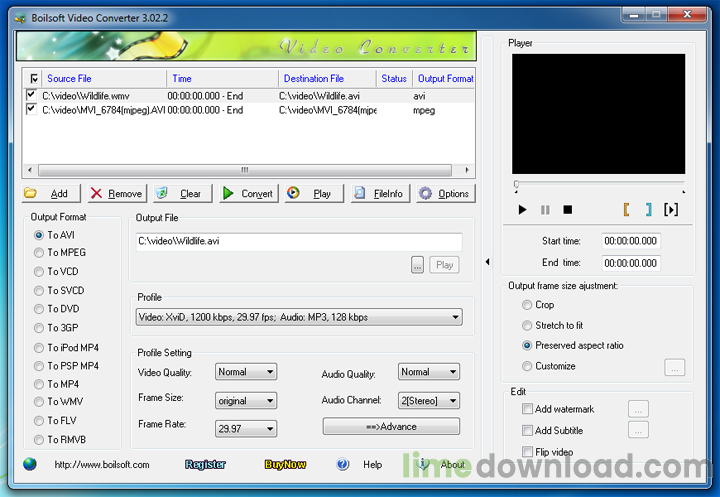 Boilsoft Video Converter