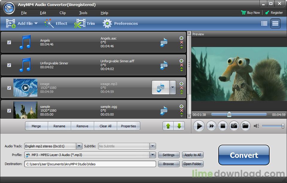 AnyMP4 Audio Converter