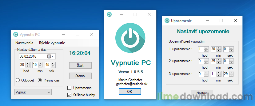Vypnutí PC