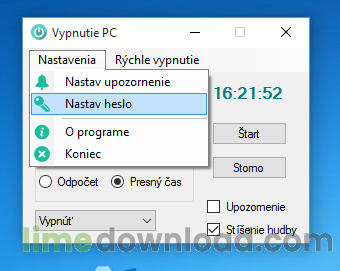 Vypnutí PC