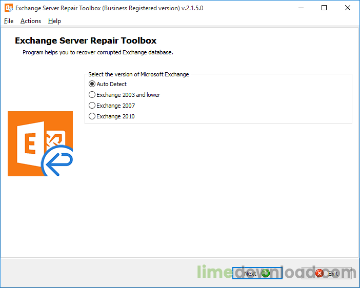 Exchange Server Repair Toolbox