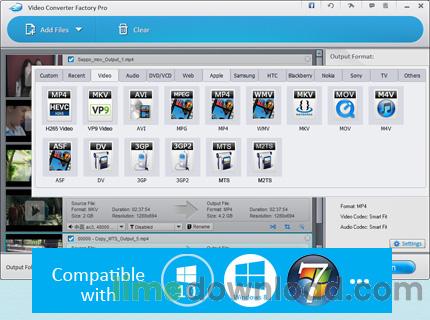 Video Converter Factory Pro