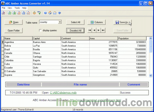 ABC Amber Access Converter