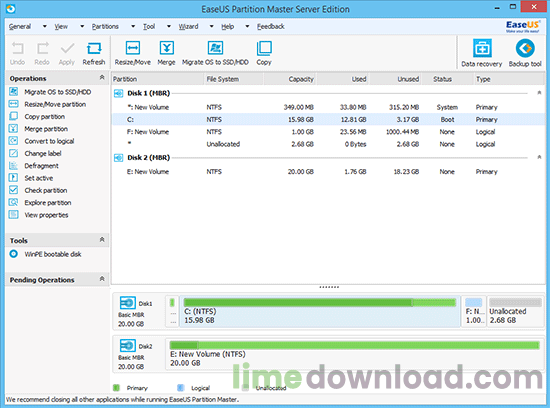 EaseUS Partition Master Professional