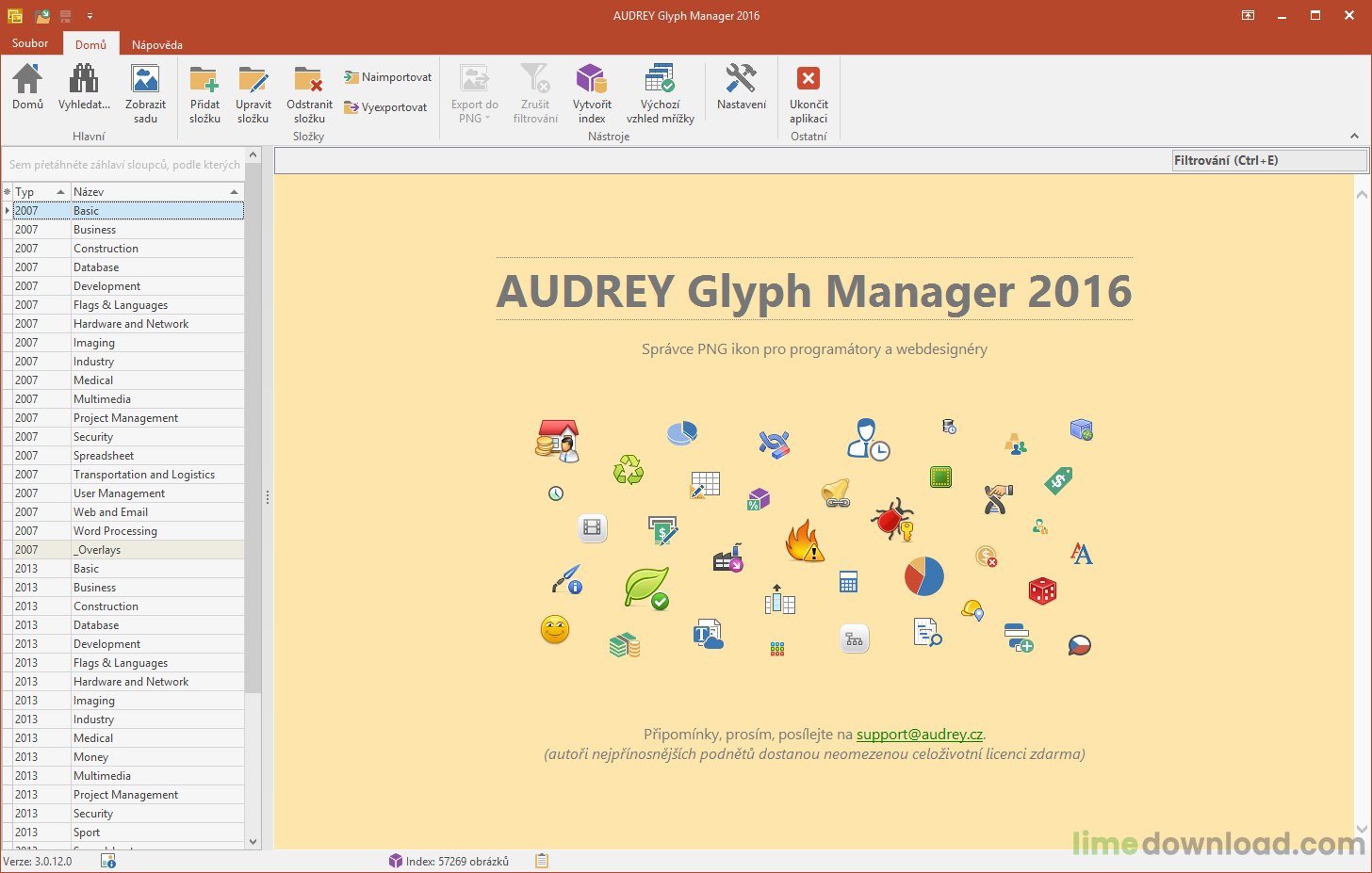 AUDREY Glyph Manage