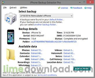 iPhone Backup Extractor