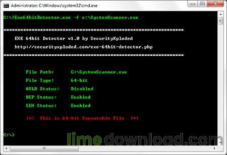EXE 64bit Detector