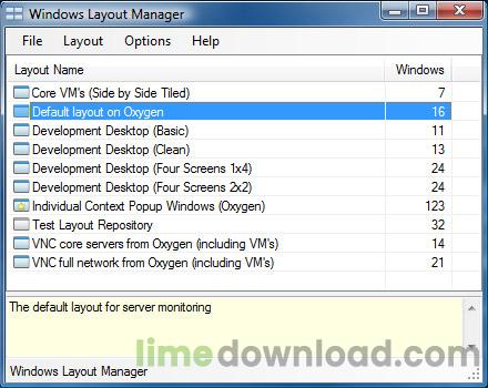Windows Layout Manager