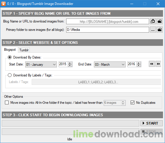 Blogspot Image Downloader