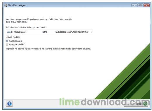 Manuál Nero RescueAgent