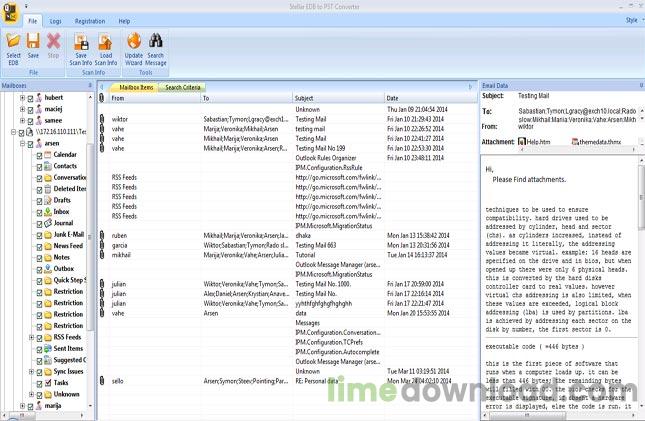 Stellar EDB to PST Converter