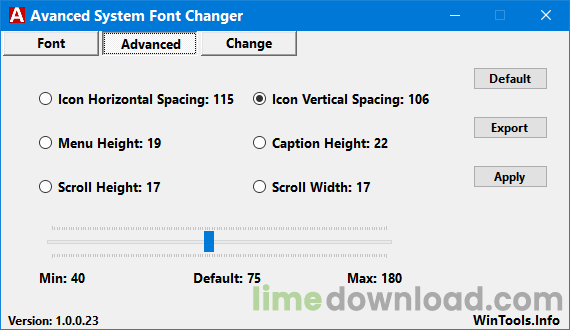 Advanced System Font Changer