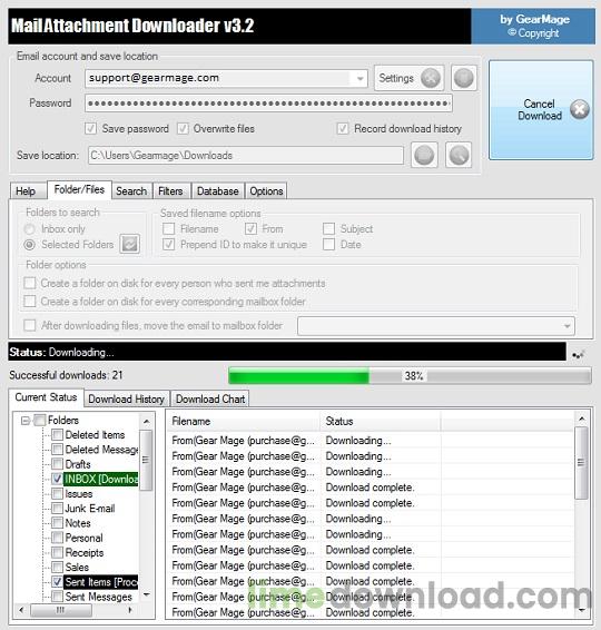 Mail Attachment Downloader