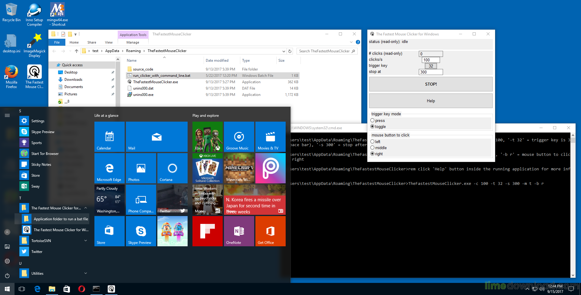 The Fastest Mouse Clicker