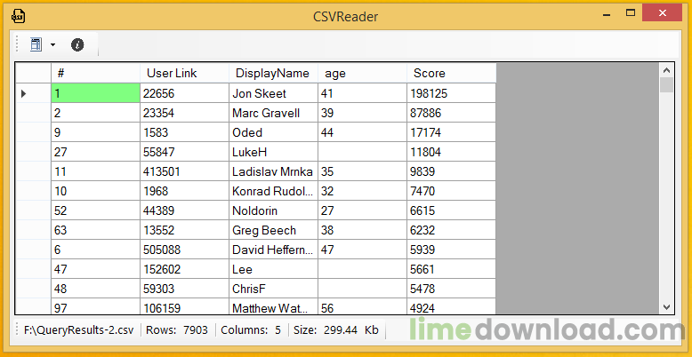 CSVReader