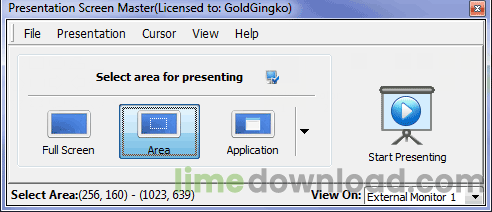 Presentation Screen Master